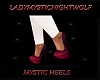 Mystic Red/Purple Heels