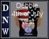 Debbie Custom 4th Vest