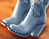 Blue cowgirl boots
