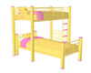 Yellow & pink bunkbed