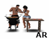 *AR* Animated BBQ Grill