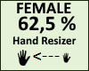 Hand Scaler 62,5% Female