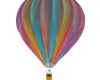 Rainbow Hot Air Balloon