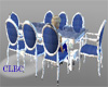 CLBC Blue L Dining Table