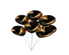 gold black balloons