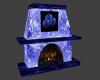 Blue Rose Fireplace