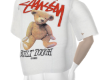 Red Teddy Stuss tee