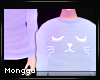 '| Blue CAt Sweater M