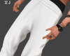Clean White Joggers