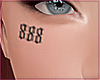 ♡ 888 Face Tat