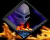 Alien sconce/fireplace