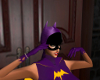 batgirl purple gloves