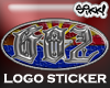 602 Music Logo Sticker