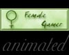 Female Gamer animated