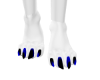 F blue cosmic wolf feet