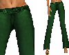 Denim green jeans belt