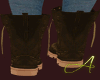 [A] Combat Boots Brown