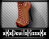 Custom Red Leopard Heel