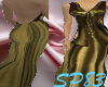 3d Gold dress