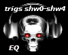 EQ Skullhead white DJ