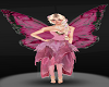 Pink Fairy Animated Wings