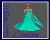 Teal VDay Gown