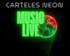 Cartel Music Live neon
