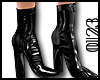 *0123* Shiny Black Boots