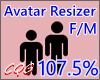 CG: Avatar Scaler 107.5%