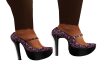 purple spike heels