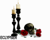 candles+skull+ANIMATED