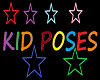 3D KIDS POSES SIGN