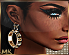 MK Gold Earrings