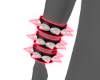 Spiked Bracers (R) Red