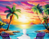 Beach time background