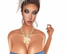 collier flower smiley