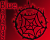 black & red web candles