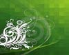 *C* Green Swirls Picture