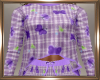 Purple Butterfly Pj Top