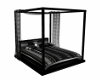 Black/White Canopy Bed