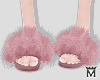 May🕛Fur SlippersPink