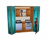 Laundry cabinet w/poses