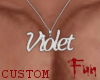 FUN Violet necklace