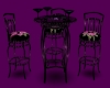 purple rose table