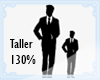 Taller Scaler by 130%