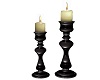 Black/grey candles