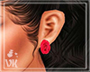 VK~Earrings Rose