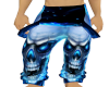 skull pants male
