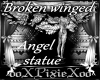 Broken wings Angel statu