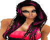 Alyss pink & black hair